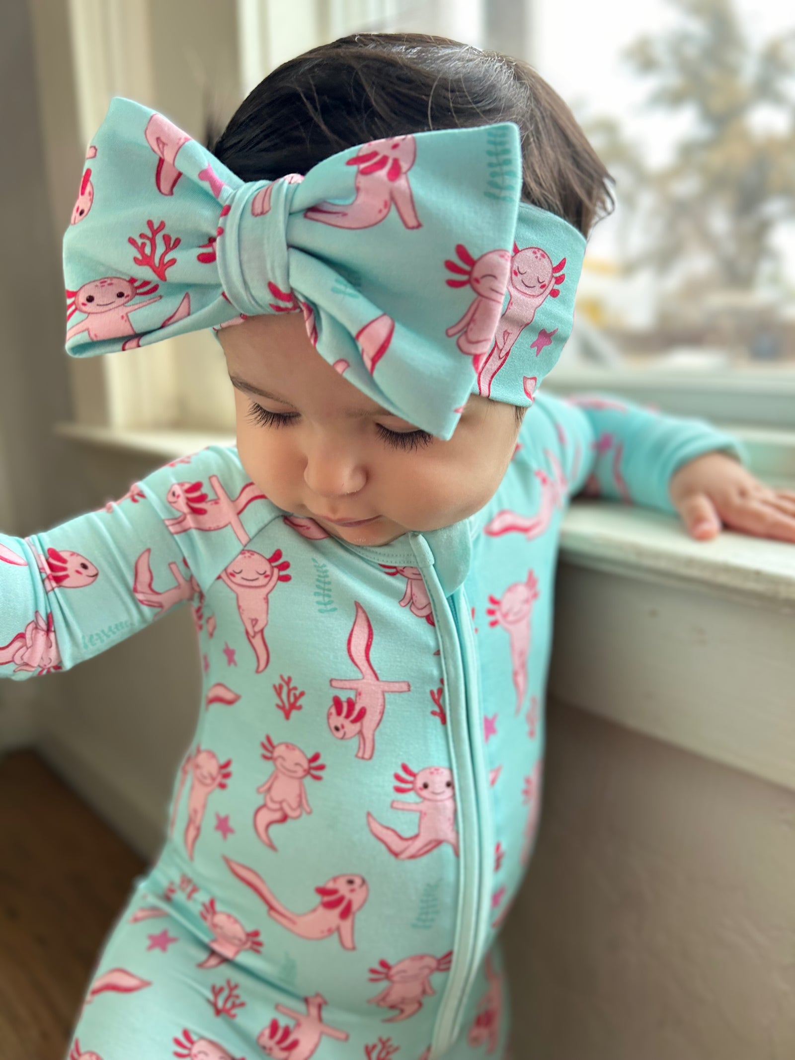 Zen Axolotl Swaddle Set